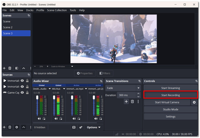 Hit Start Recording