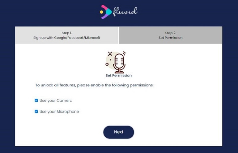 Fluvid Sign Up