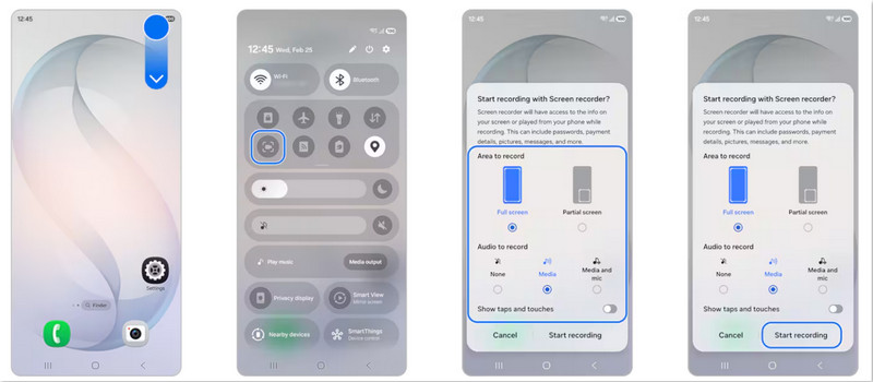 Record Screen On Samsung