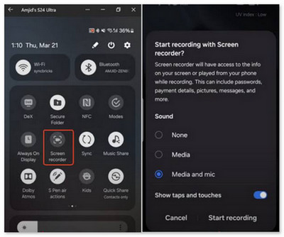 Android Record Instagram