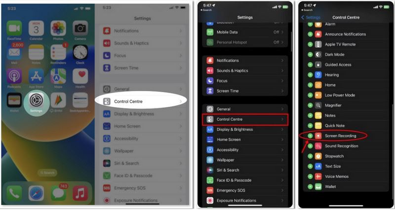 Enable Screen Record