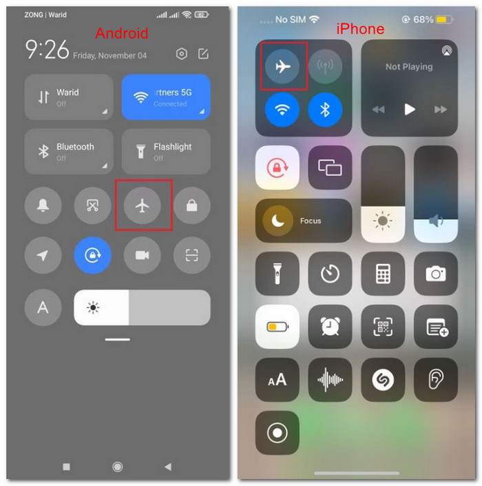 Record In Airplane Mode