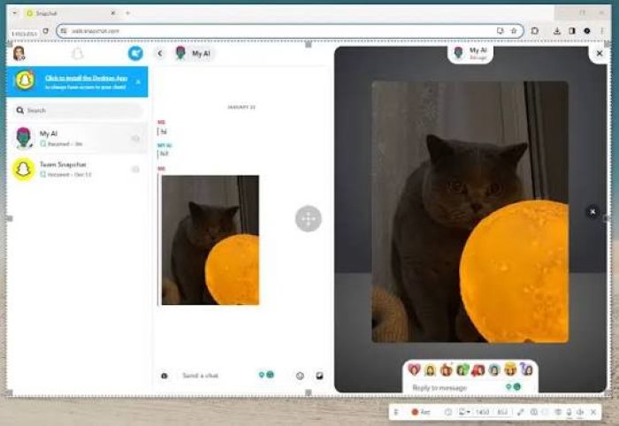 Icecream Record Snapchat