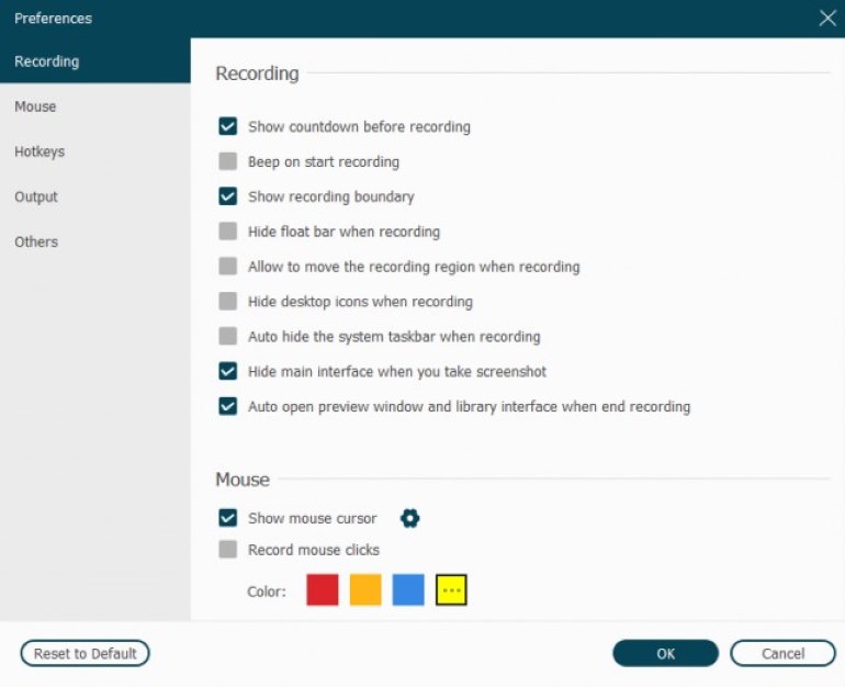 Videosolo Screen Recorder Configuration