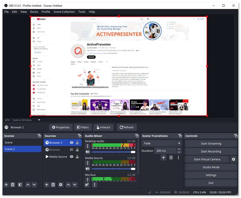 OBS Screen Recorder