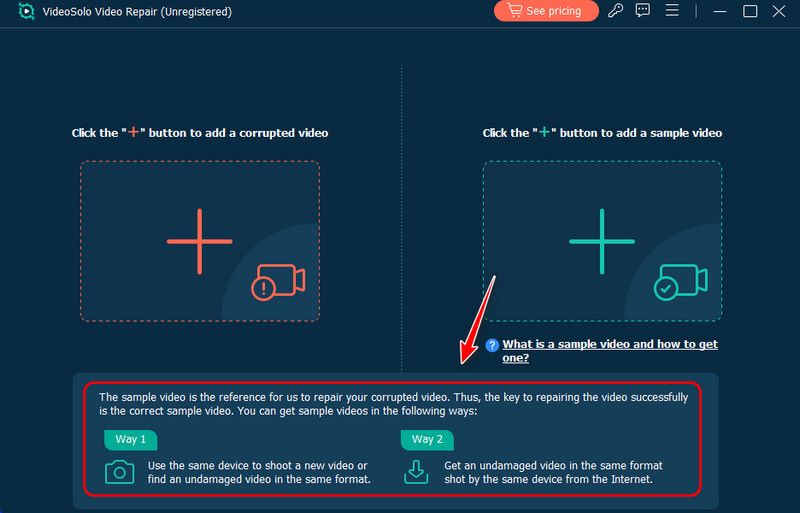  VS Upload Sample Video