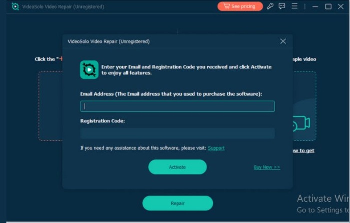 Enter Registration Code