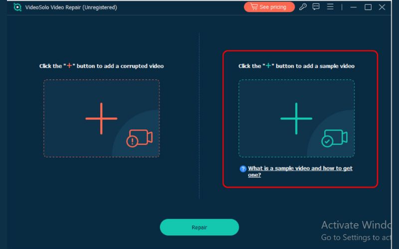 Add Sample Video