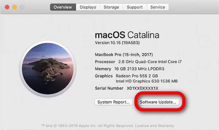 MAC Software Update