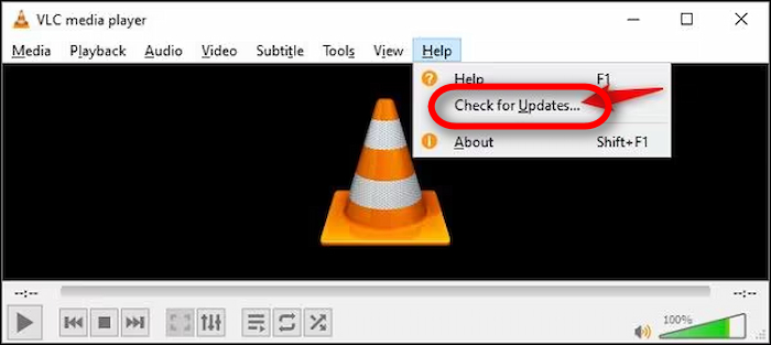 VLC Check For Update