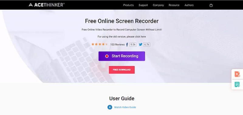 Acethinker Online Recorder