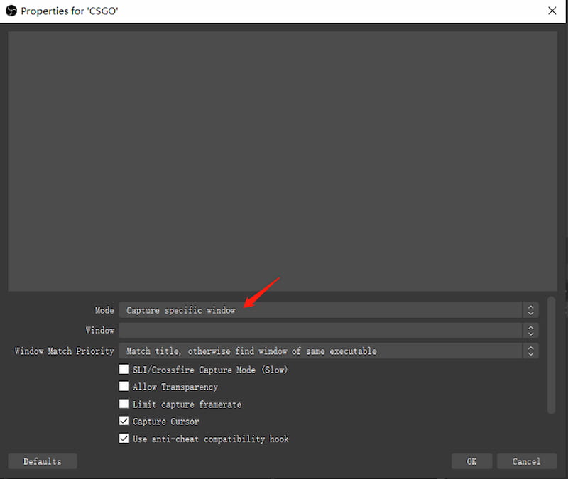 Capture Specific Window