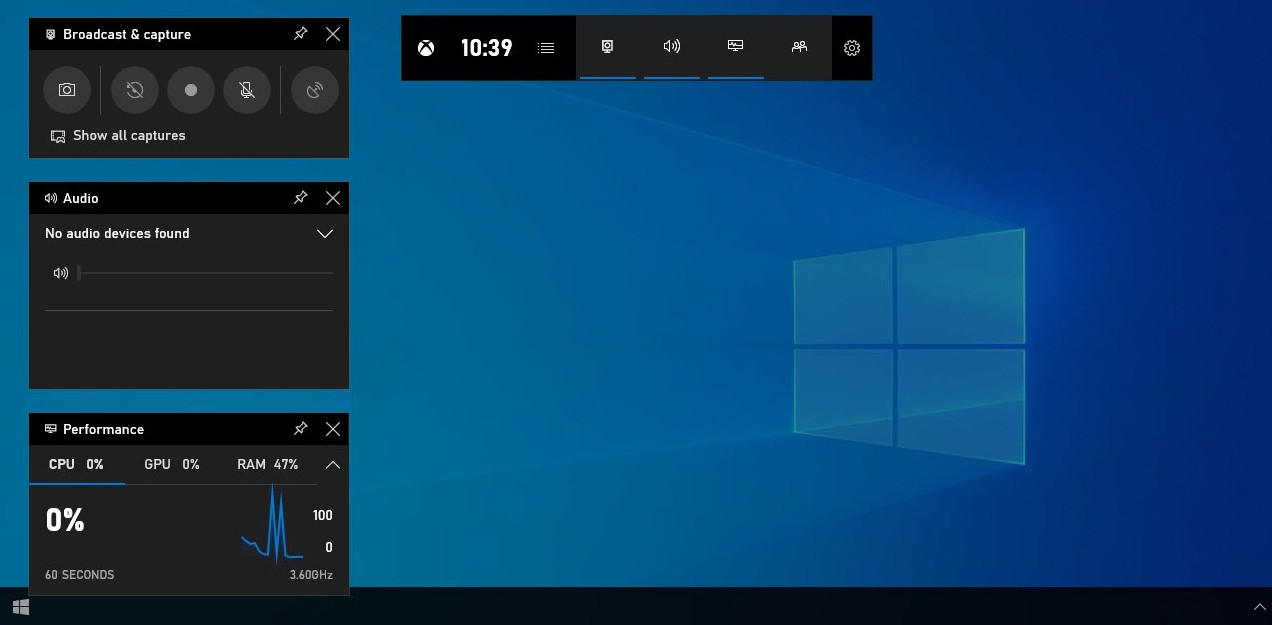 Windows Game Bar