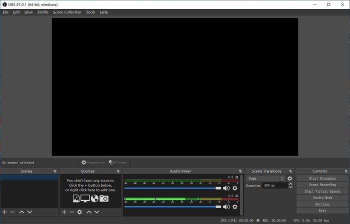 OBS Studio Interface