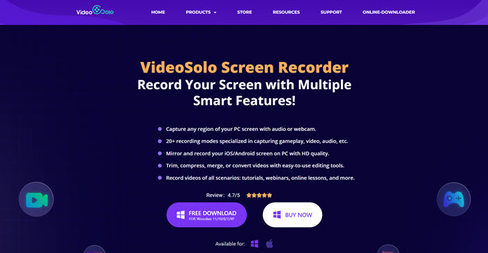Videosolo Screen Recorder